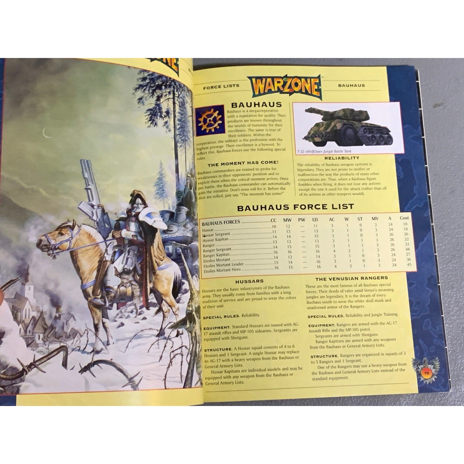 A31654 WARZONE MUTANT CH HHG ARMY BOOK PLAYED FAST AND FURIOUS MINIATURES BATTLE