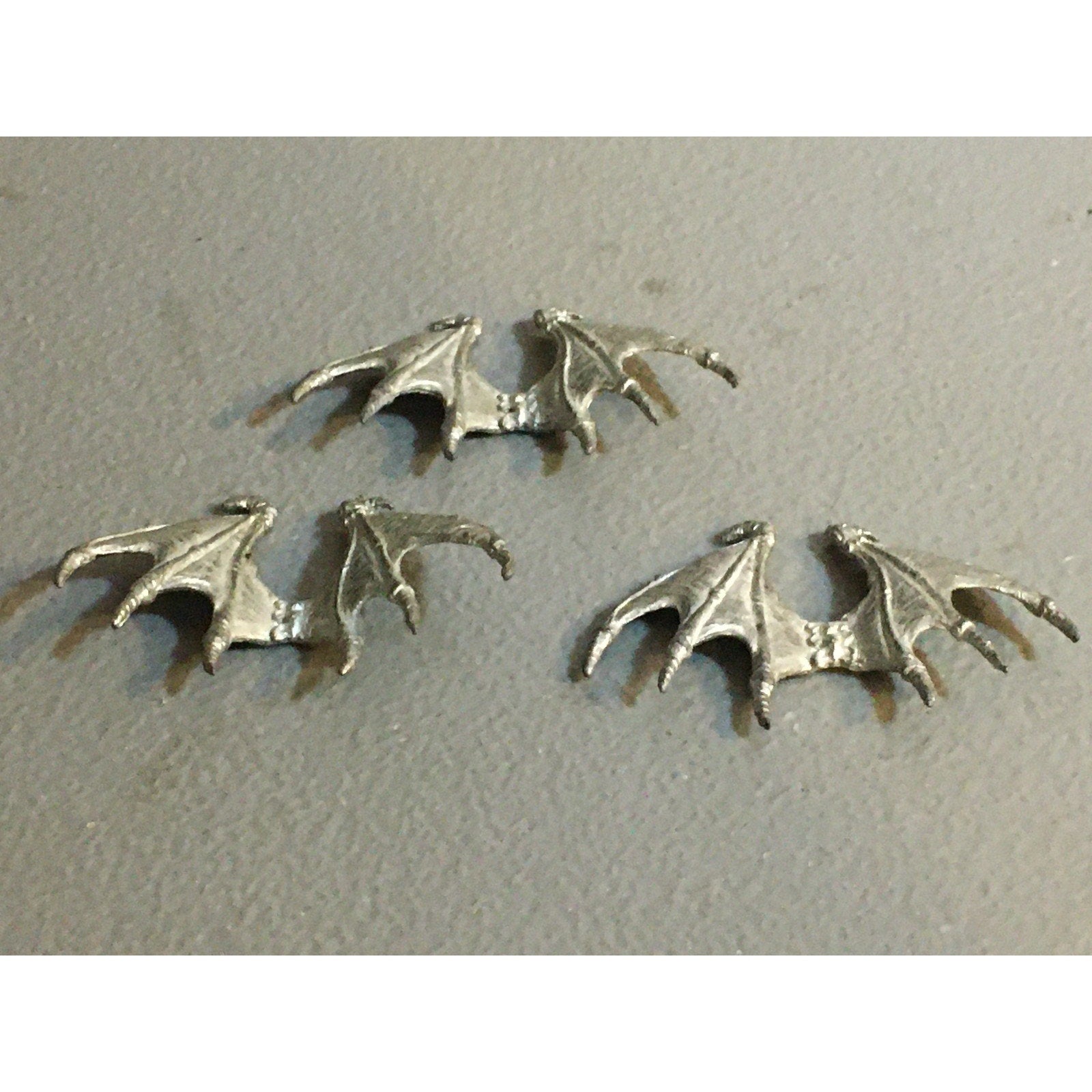 A33850 WARHAMMER 40K TYRANIDS BITS LOT METAL GARGOYLE WINGS 3 PK GW