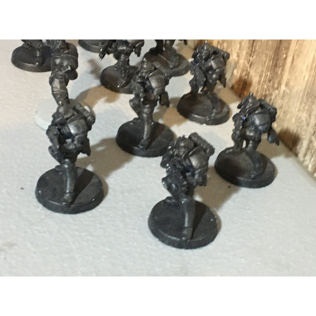 A30059 UNKNOWN TABLE TOP SCI-FI POWER ARMOR SOLDIERS 10 PK WAR GAMES