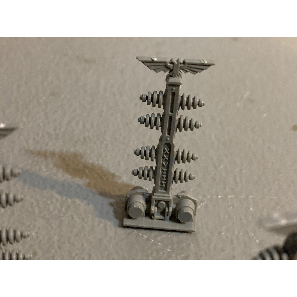 A27146 WARHAMMER 40K SPACE MARINES MACRAGGE FIELD GENERATOR PYLON 4 PACK BITS