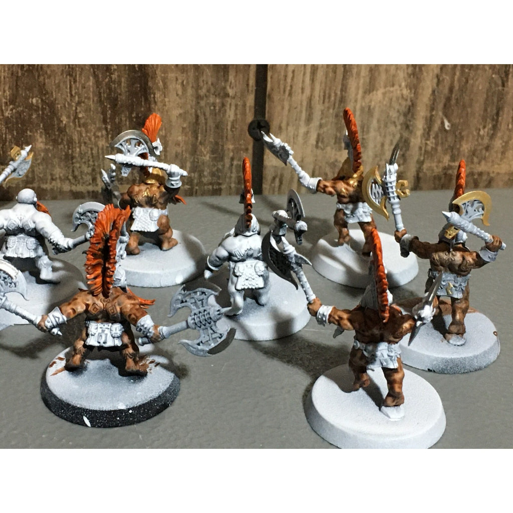 A20180 WARHAMMER FANTASY AOS FYRESLAYERS VULKITE BERZERKERS 10 PK PRIMED