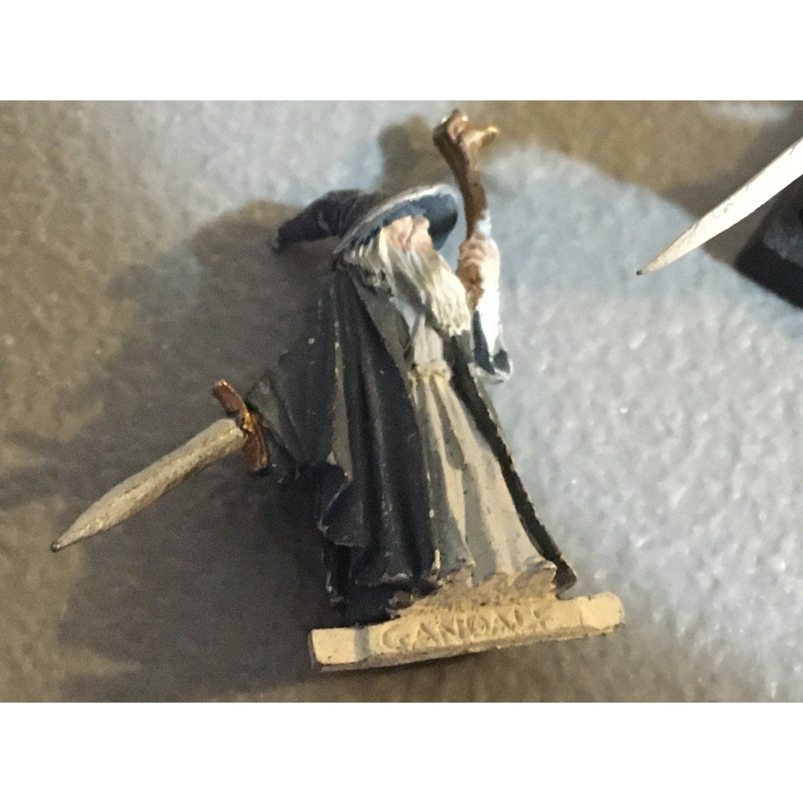 A34015 LOTR LORD OF THE RINGS GAMES WORKSHOP METAL GANDALF & ARAGORN FELLOWSHIP