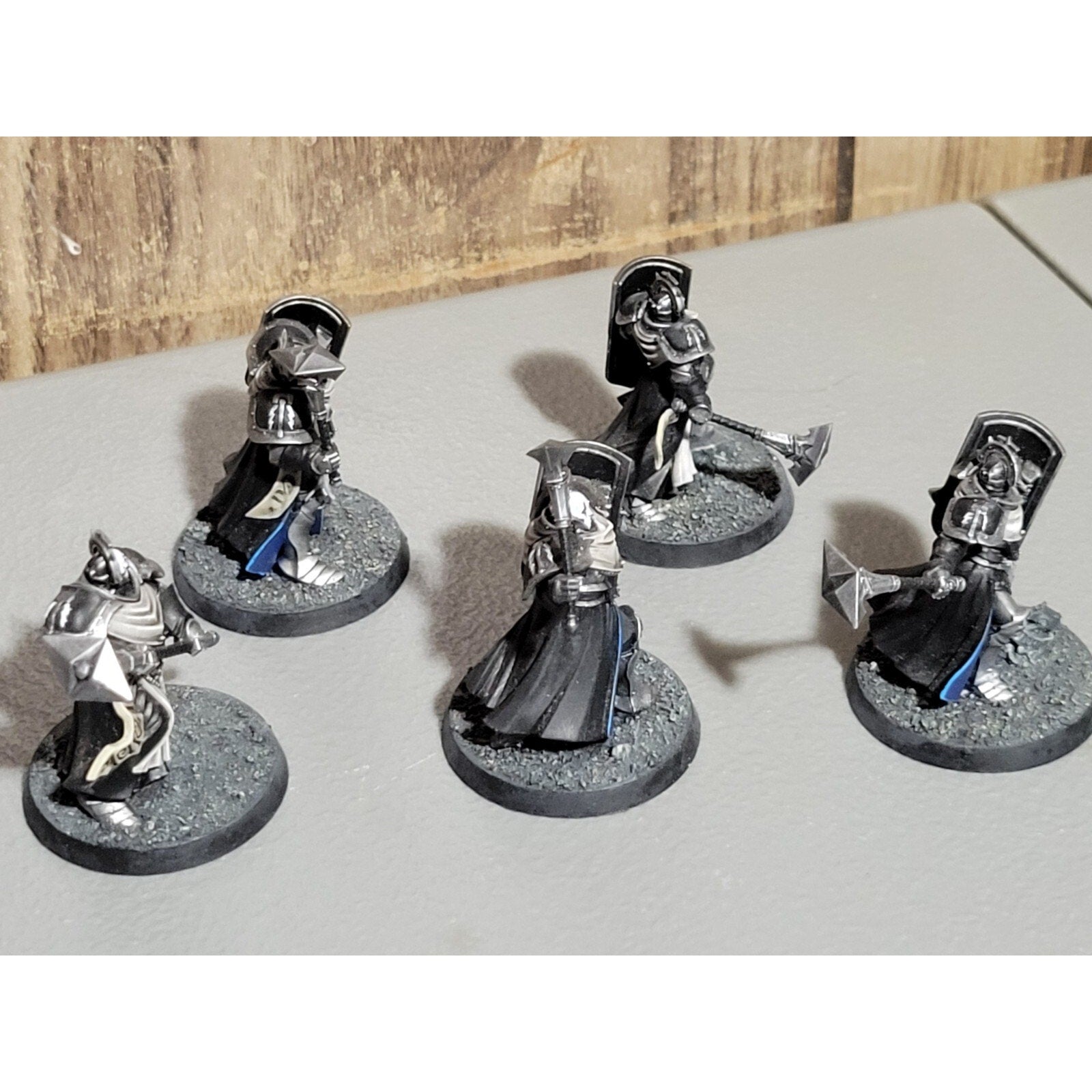 A19305 WARHAMMER AOS SIGMAR STORMCAST ETERNALS SEQUITORS 5 PK PAINTED BASED