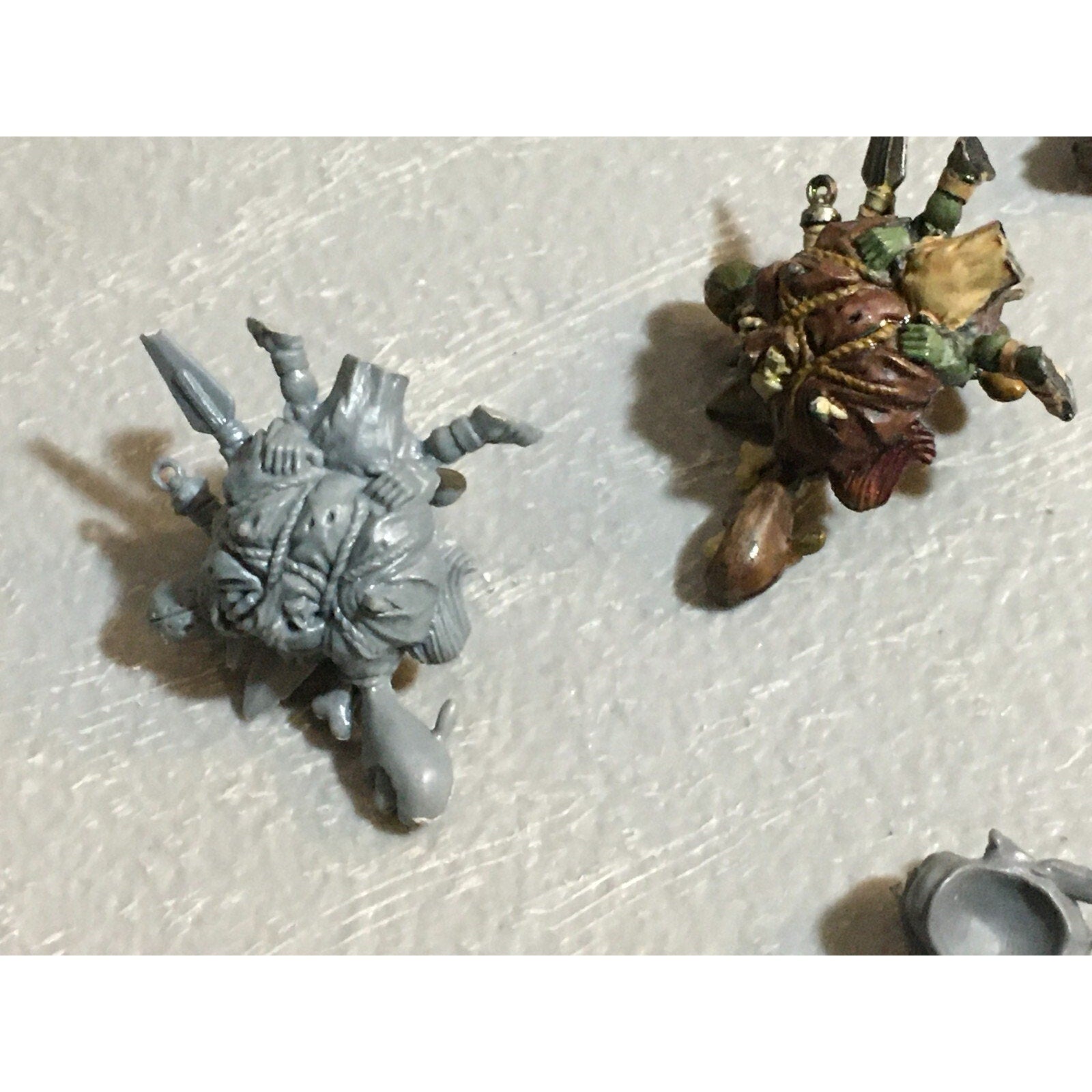 A23257 WARHAMMER FANTASY OGRE KINGDOMS BITS LOT GNOBLARS BULLS GAMES WORKSHOP GW