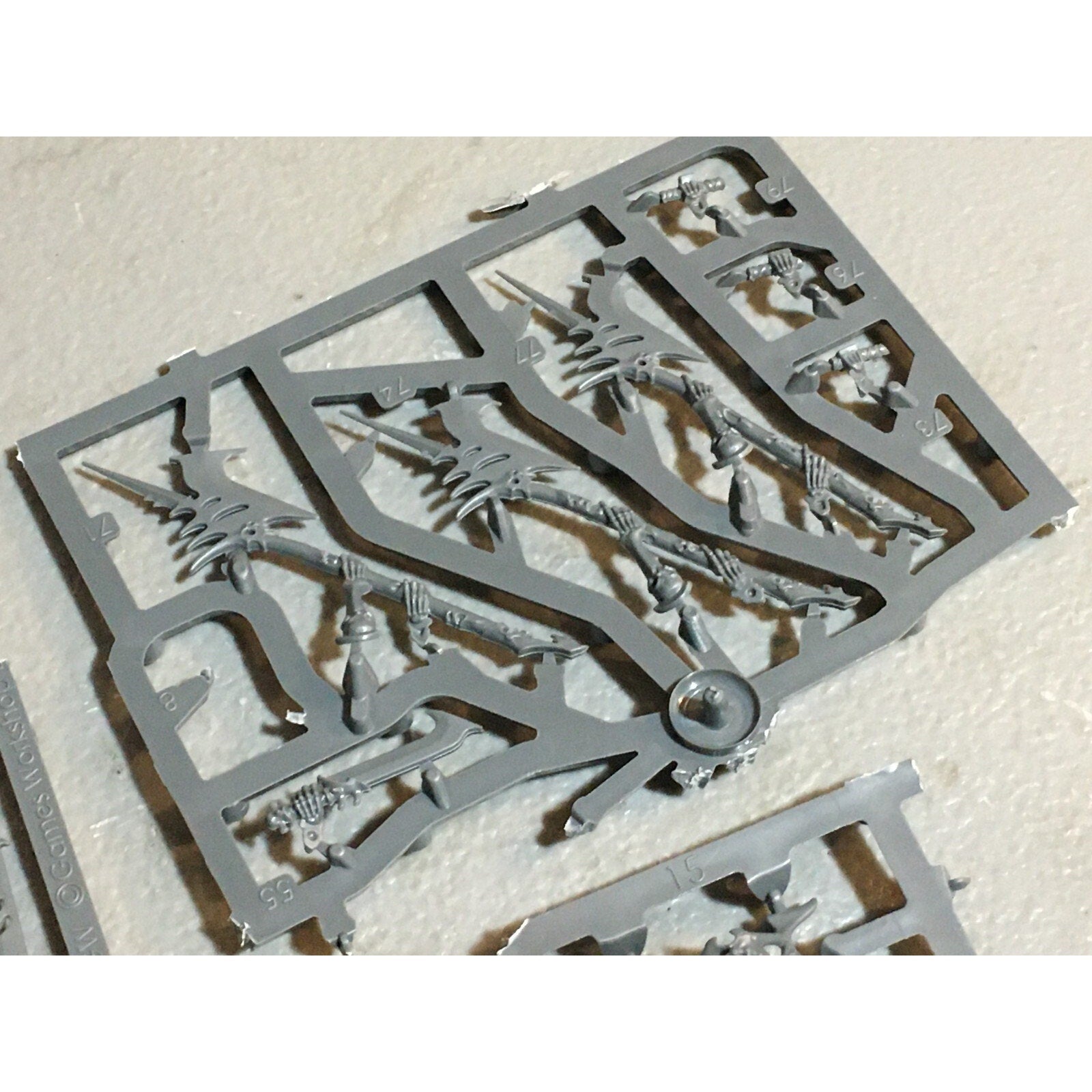 A23595 WARHAMMER AOS OSSIARCH BONEREAPERS BITS ON SPRUE LOT MORTEK GUARD GW