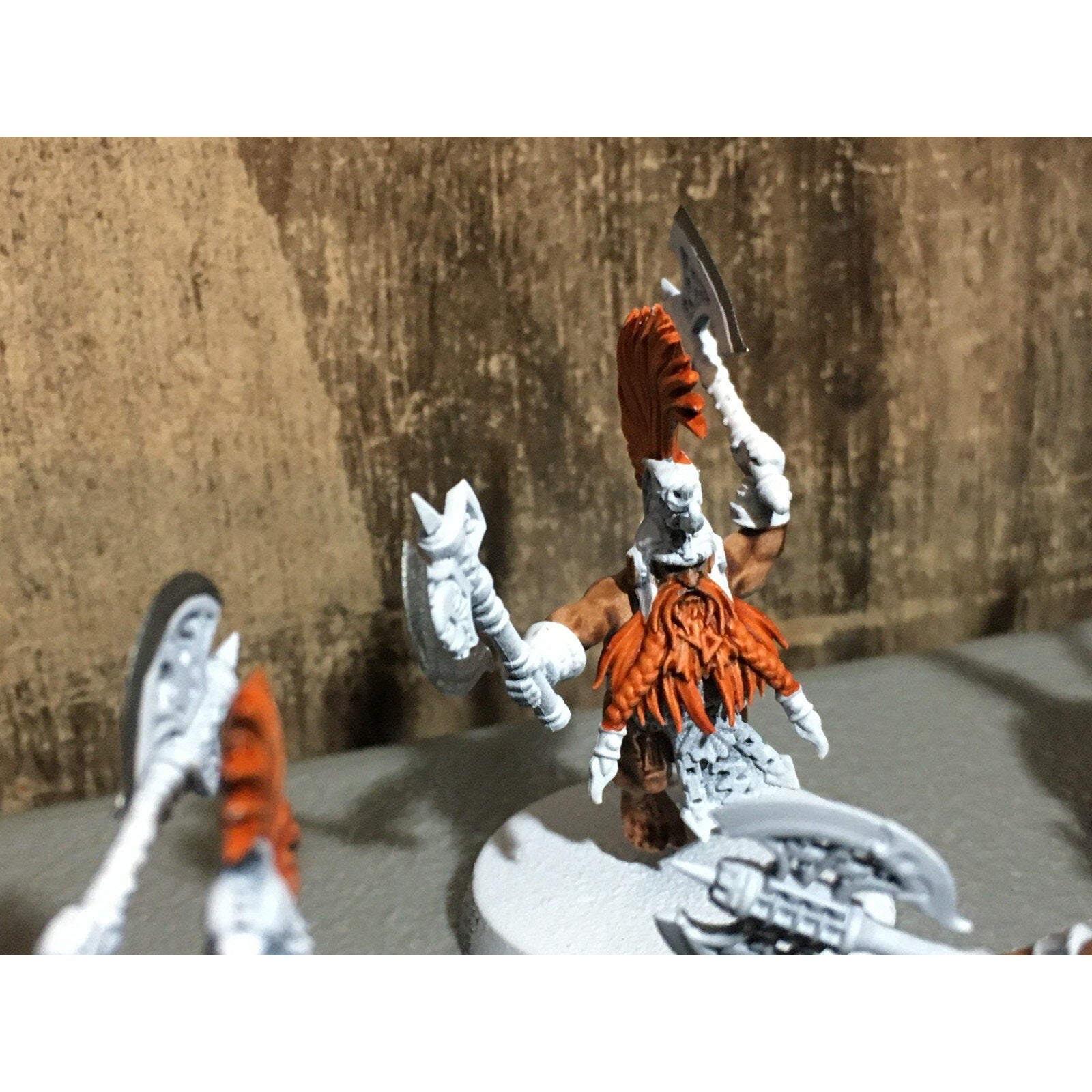 A20178 WARHAMMER FANTASY AOS FYRESLAYERS VULKITE BERZERKERS 10 PK PRIMED