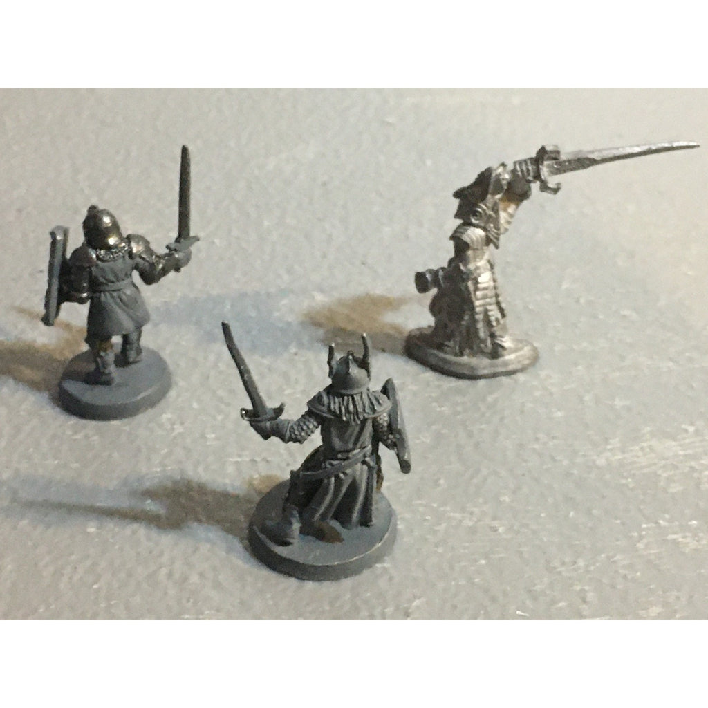 A32612 RAL PARTHA MINIATURES METAL 3 PK PALADIN KNIGHT FIGHTER D&D
