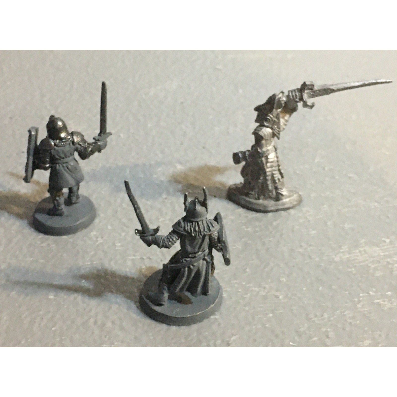 A32612 RAL PARTHA MINIATURES METAL 3 PK PALADIN KNIGHT FIGHTER D&D