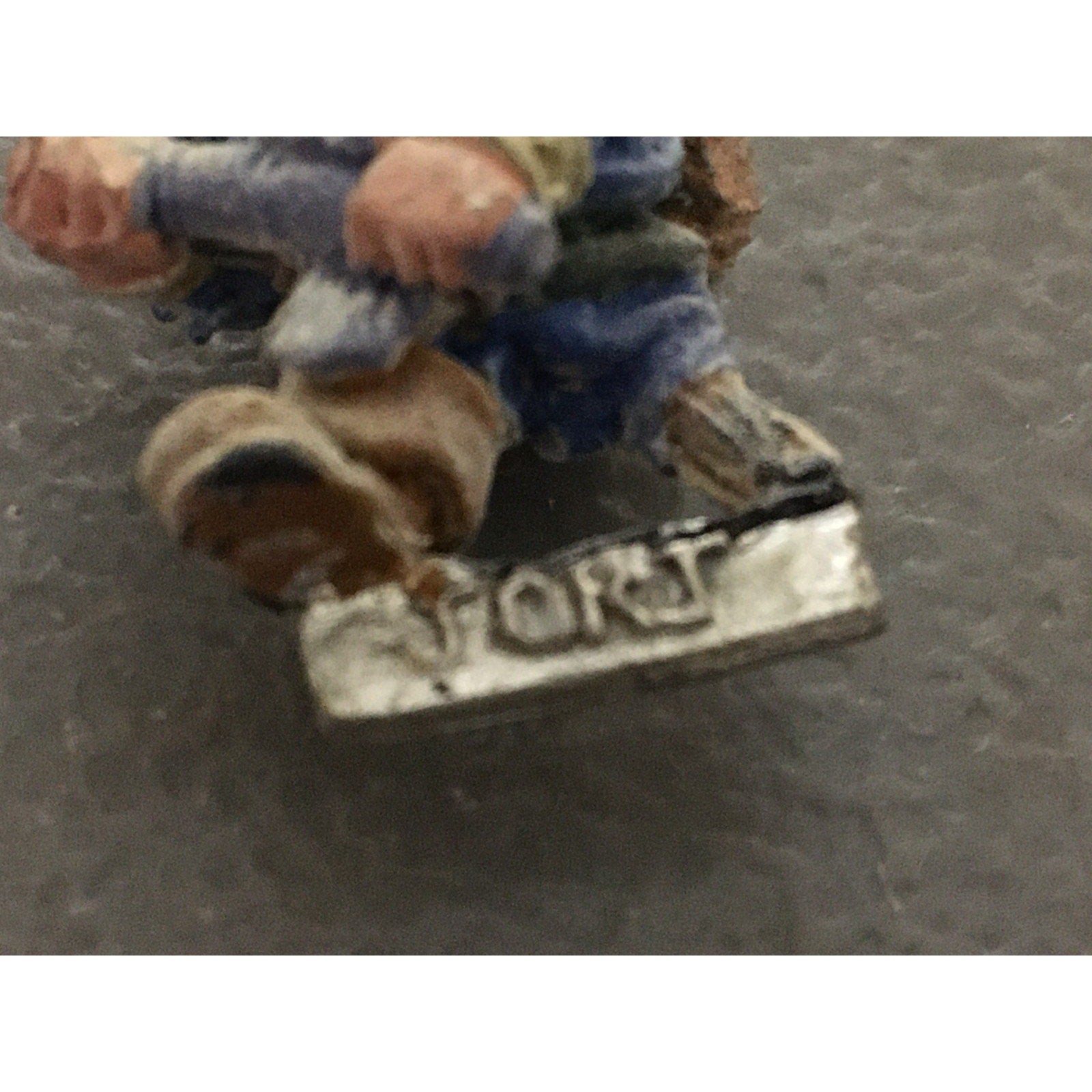 A30734 WARHAMMER FANTASY GW 1986 METAL DWARF JORJ RUDDLE BURMAS CHAMPION INCOMP
