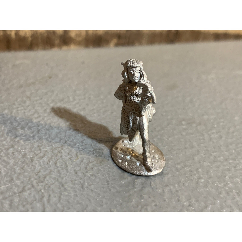 A30701 1ST ED CITADEL WARHAMMER DARK ELF METAL QULLA DARKFAITH W/ CROSSBOW