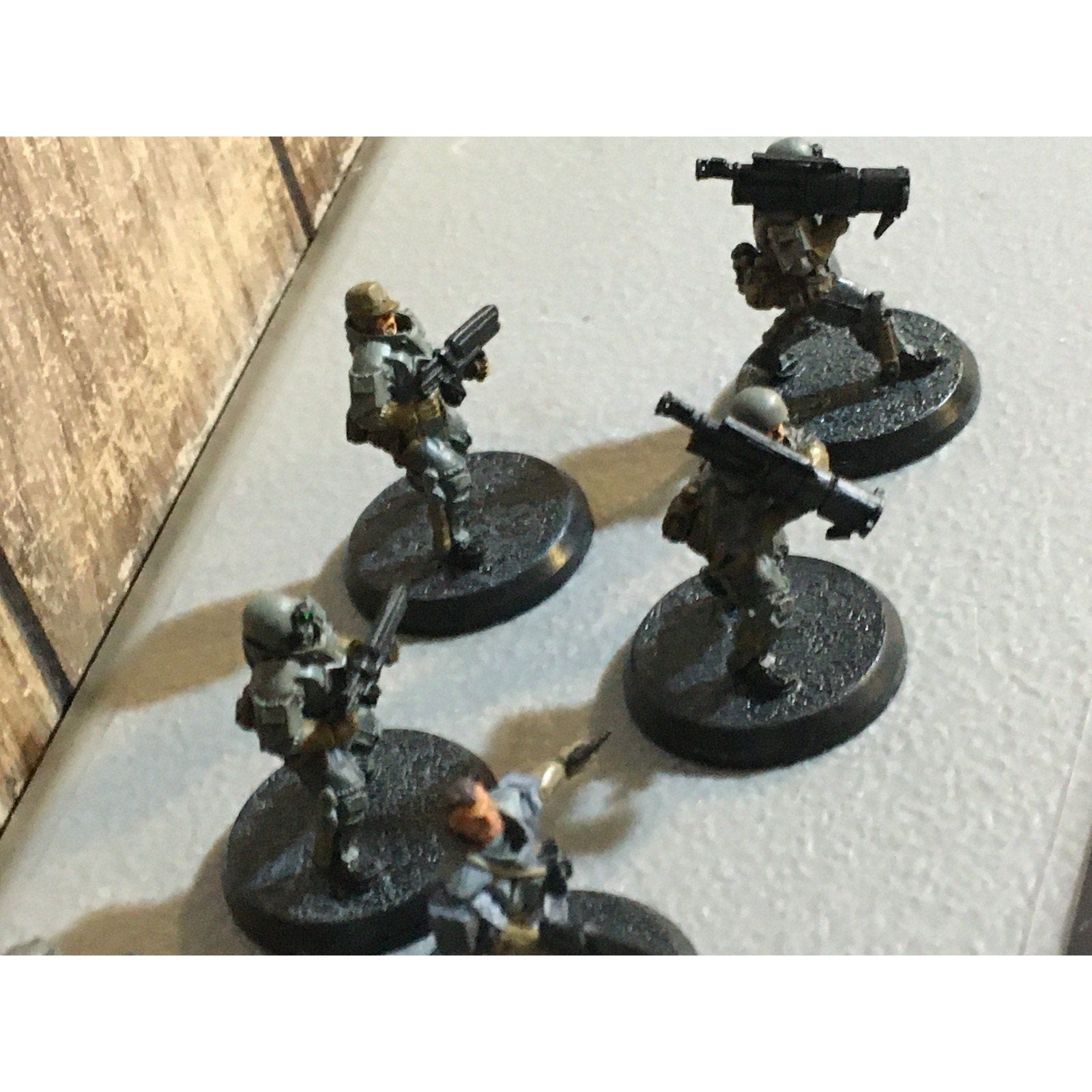 A33529 RACKHAM AT-43 UNA STEEL TROOPERS 7 PK MINIATURES W CARDS
