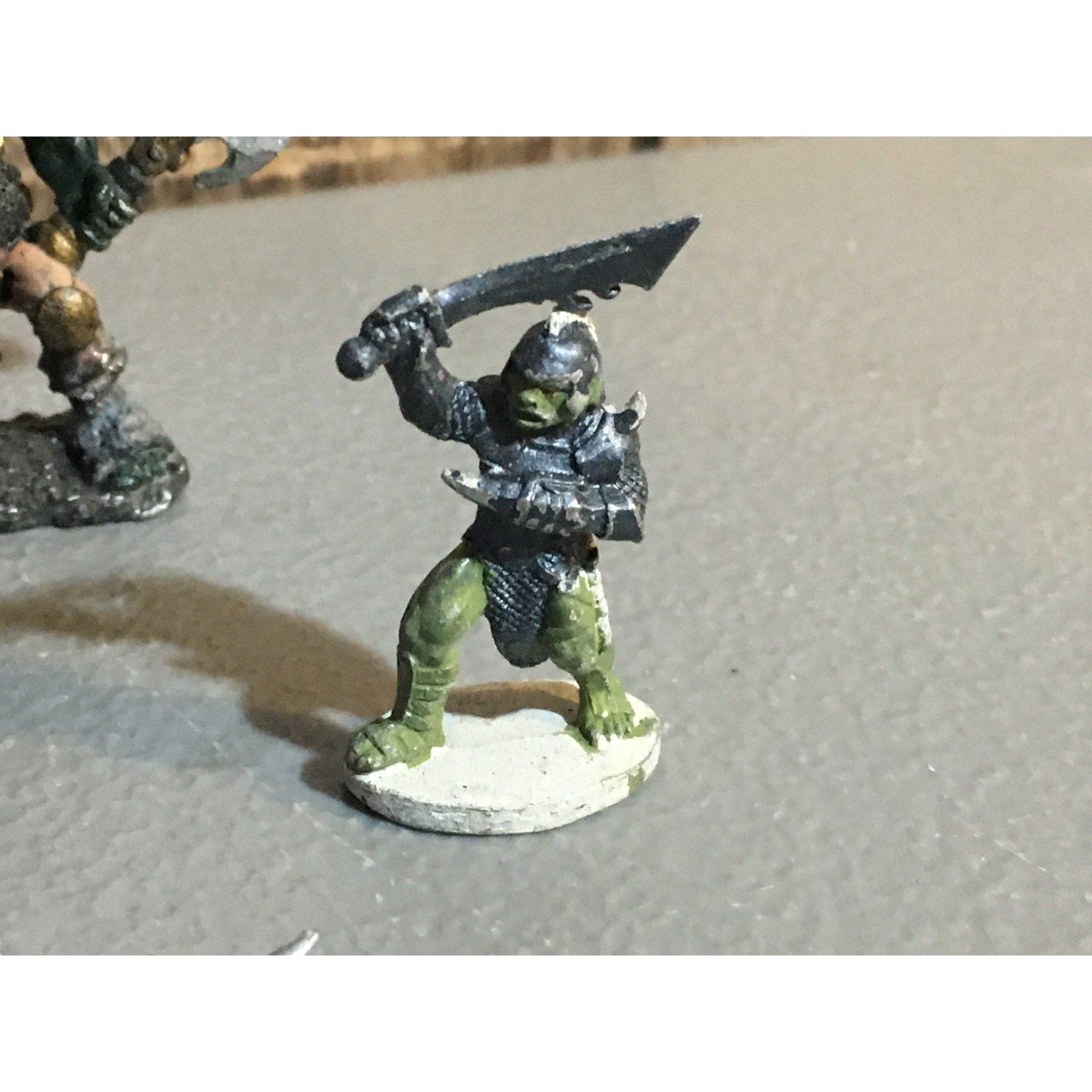 A34021 UNKNOWN METAL MINIATURES MIXED RATMAN ORC WARRIOR TABLETOP RPG