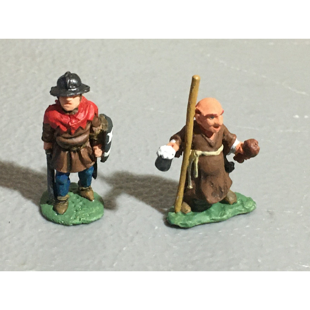 A10195 CITADEL PRE SLOTTA METAL RARE OOP PAINTED FRIAR & KNIGHT