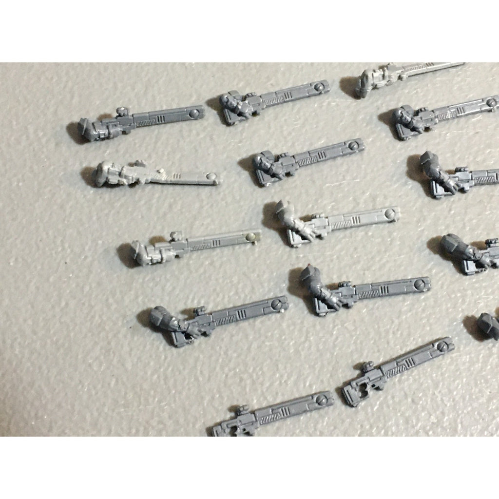 A23028 WARHAMMER 40K TAU EMPIRE BITS LOT FIRE WARRIORS GUNS GAMES WORKSHOP GW