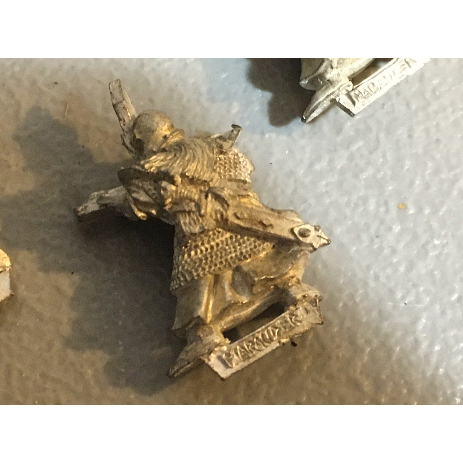 A31494 WARHAMMER FANTASY MARAUDER METAL DARK ELVES CROSSBOWMEN 3 PK MISS 1 XBOW