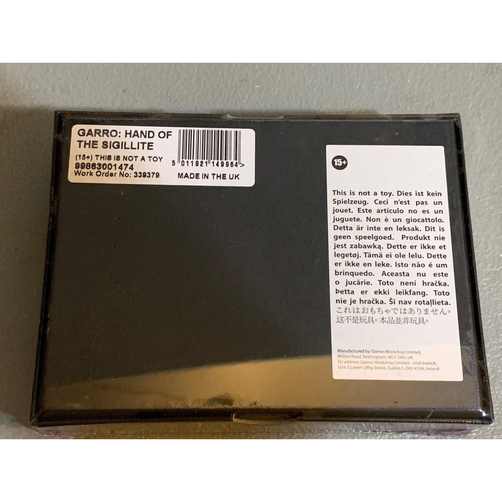 SA31111 WARHAMMER FORGE WORLD 30K HORUS GARRO: HAND OF THE SIGILLITE RARE NIB