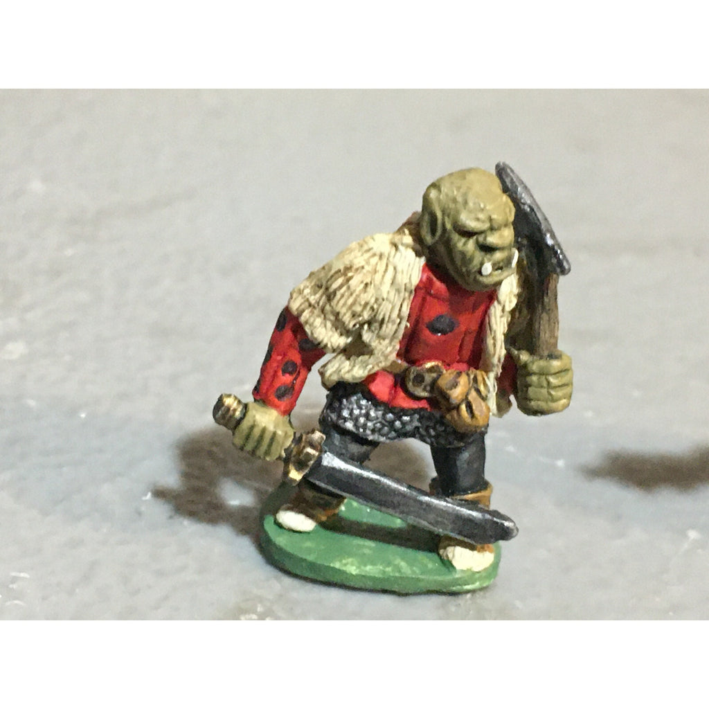 A10081 CITADEL PRE SLOTTA METAL RARE OOP ORC WARRIORS 2 PK WARHAMMER PAINTED