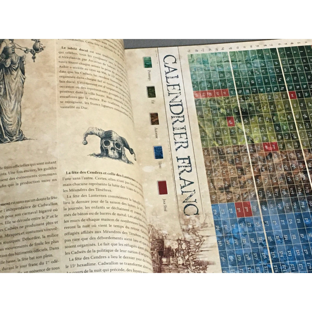 BOOK USED RACKHAM CONFRONTATION CADWALLON THE FREE CITY RULEBOOK FRENCH HARDBACK