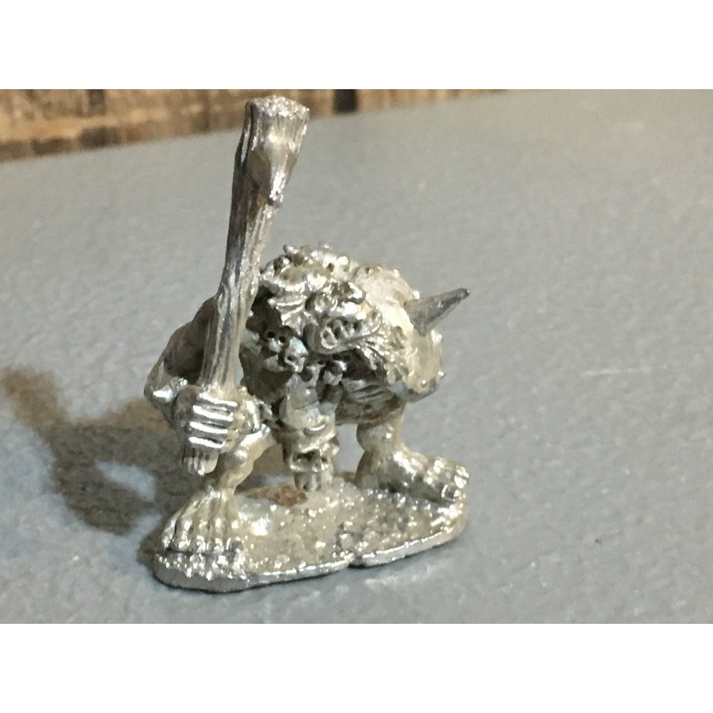 A32870 UNKNOWN METAL MINIATURES 4 PK ORC HUMAN DWARF WARRIOR TABLETOP RPG