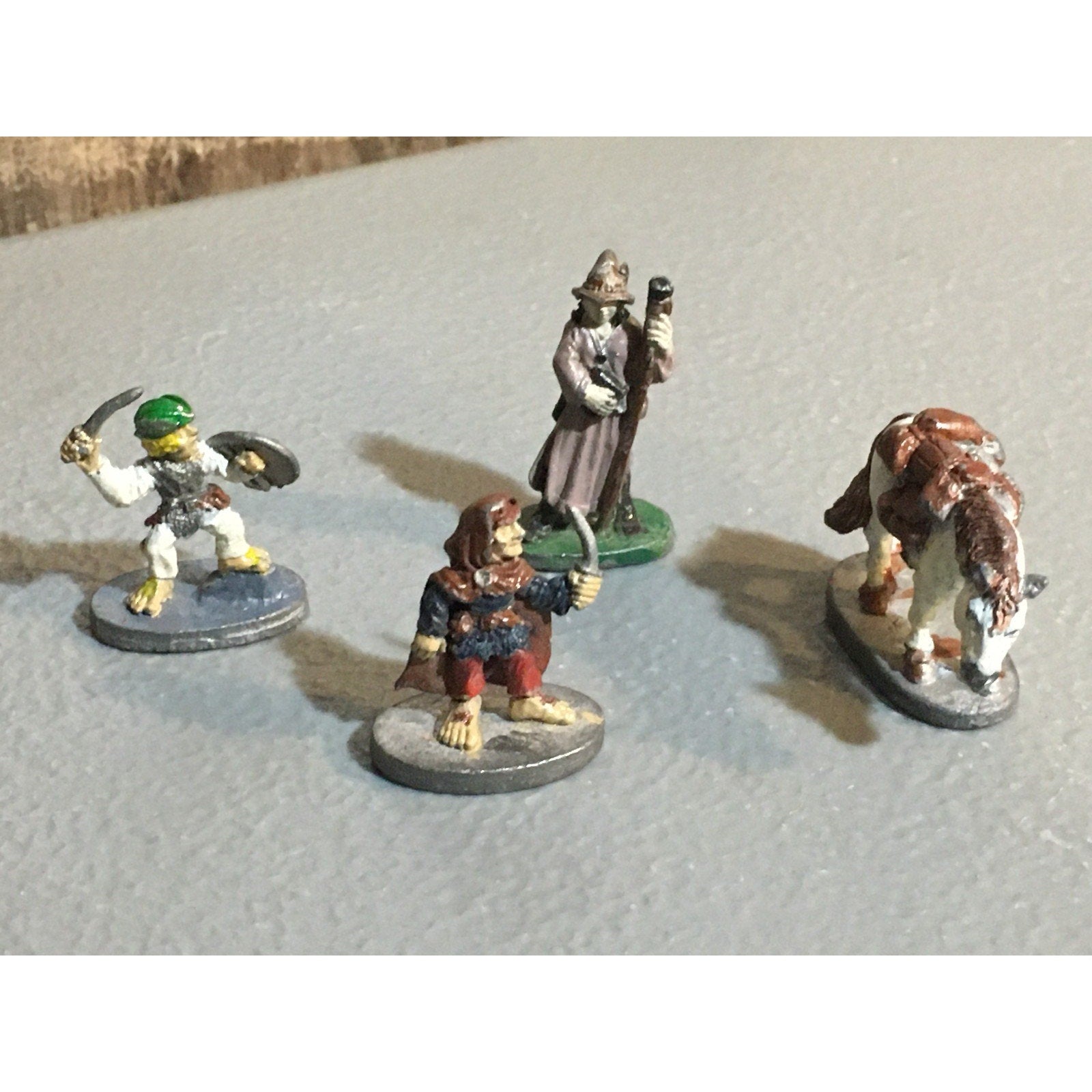 A32629 GRENADIER MINIATURES METAL FANTASY HALFLING WIZARD HORSE TABLETOP RPG