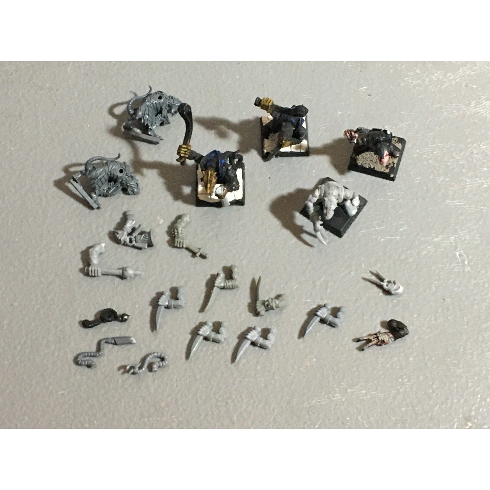 A22307 WARHAMMER FANTASY SKAVEN INCOMPLETE & BITS LOT GAMES WORKSHOP GW