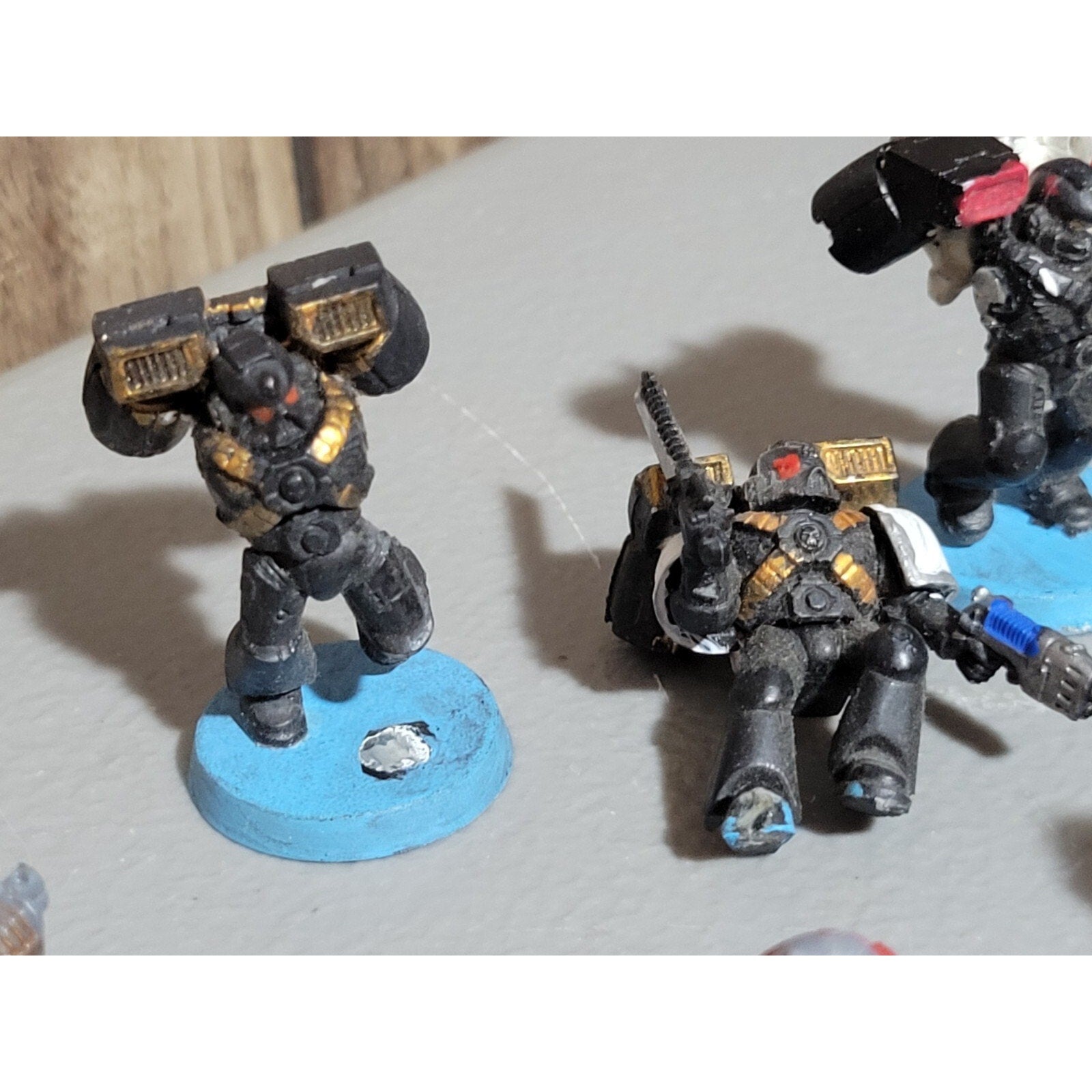 A19115 WARHAMMER 40K SPACE MARINES LOT CAPTAIN BIKE NARTHECIUM ASSAULT