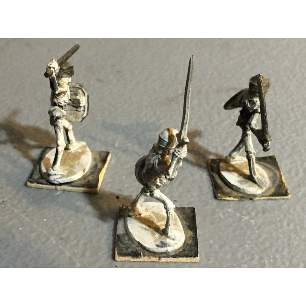 A32376 RAL PARTHA METAL MINIATURES SKELETON WARRIOR 3 PK TABLETOP WAR GAMES