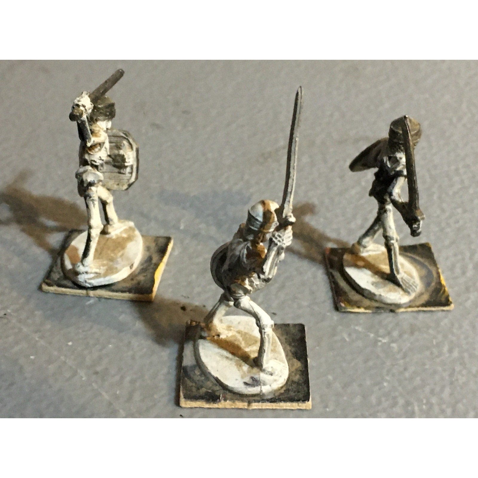 A32376 RAL PARTHA METAL MINIATURES SKELETON WARRIOR 3 PK TABLETOP WAR GAMES
