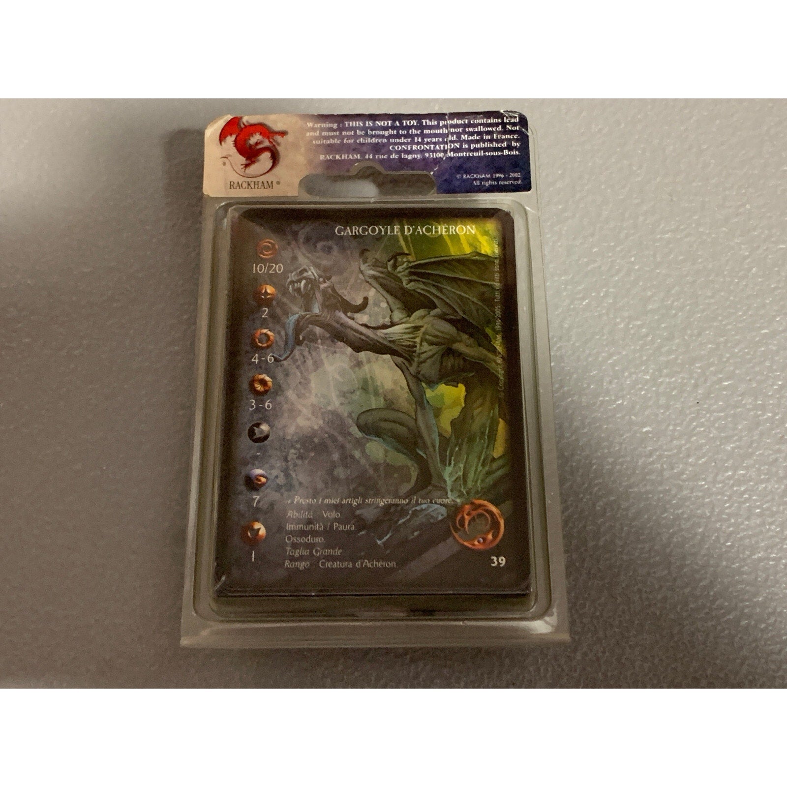 A10400 RACKHAM CONFRONTATION METAL OOP ACHERON GARGOYLE