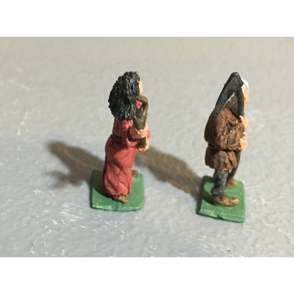 A10175 CITADEL PRE SLOTTA METAL RARE OOP HUMAN FARMERS PEASANTS 2 PK PAINTED