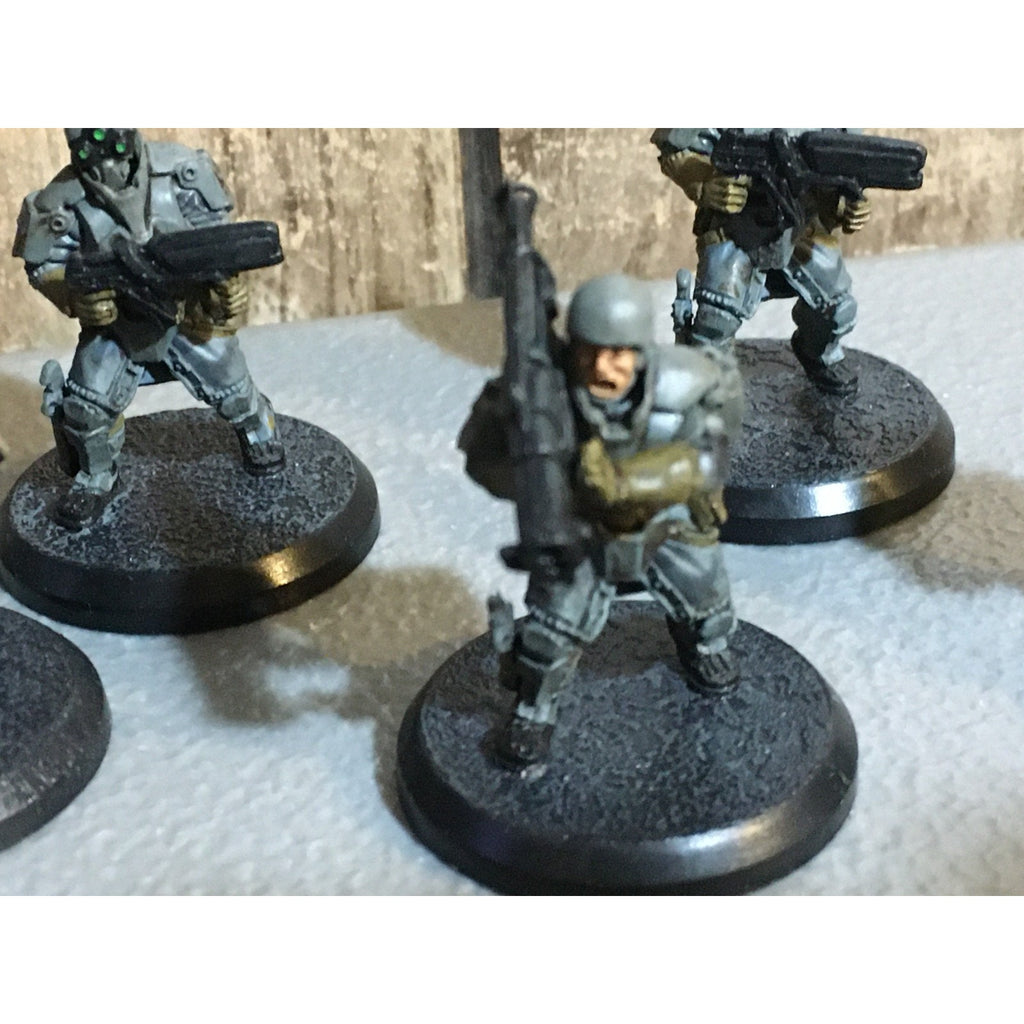 A33529 RACKHAM AT-43 UNA STEEL TROOPERS 7 PK MINIATURES W CARDS