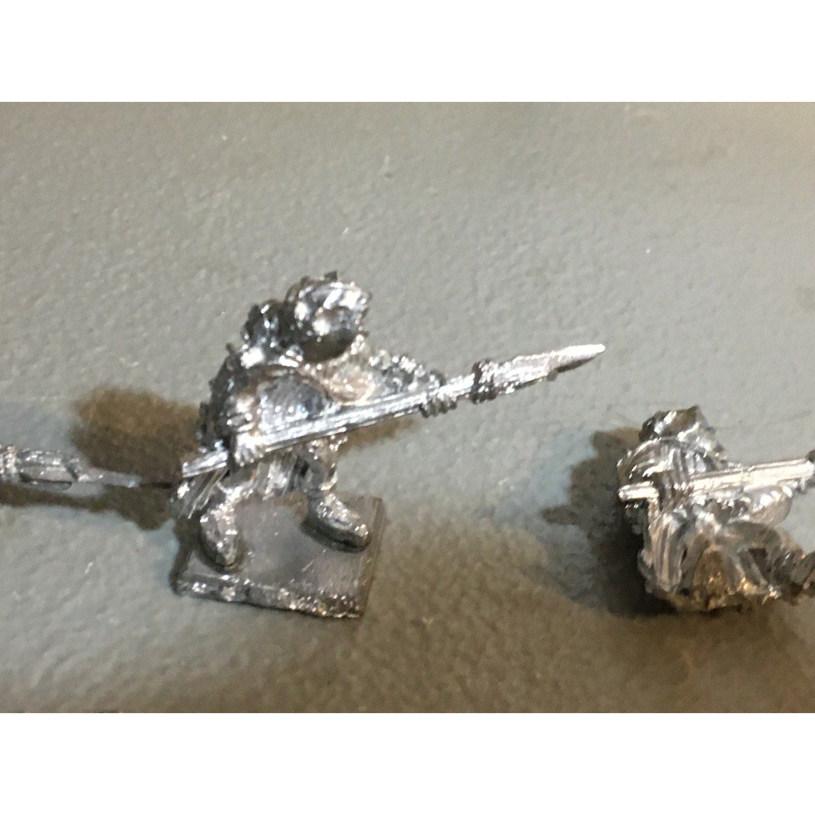A24879 UNKNOWN METAL MINIATURES TABLETOP WARGAMES 8 PK HUMAN SPEARMEN