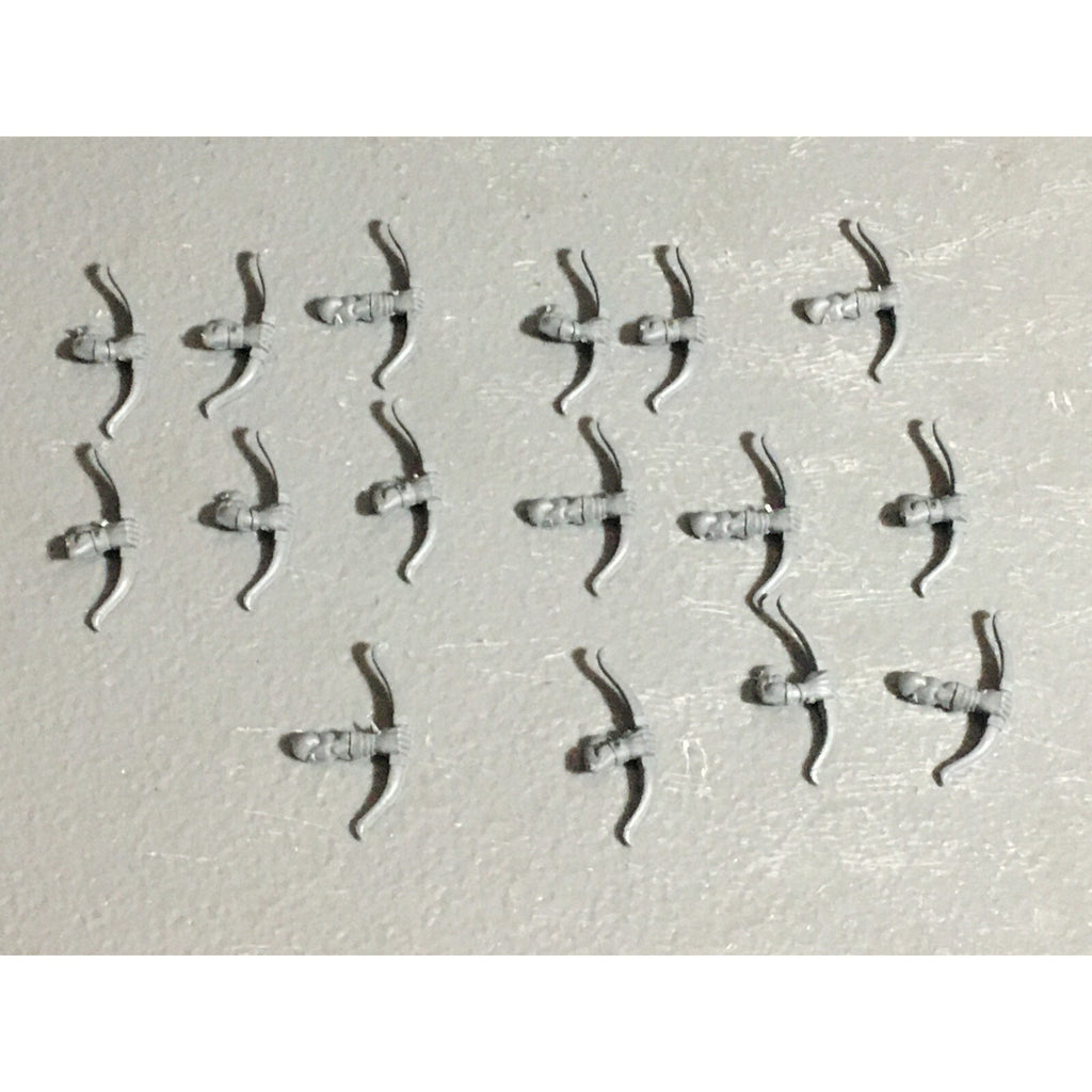 A22634 WARHAMMER FANTASY ORCS & GOBLINS BITS LOT GOBLIN ARCHER BOWS GW OLD WORLD