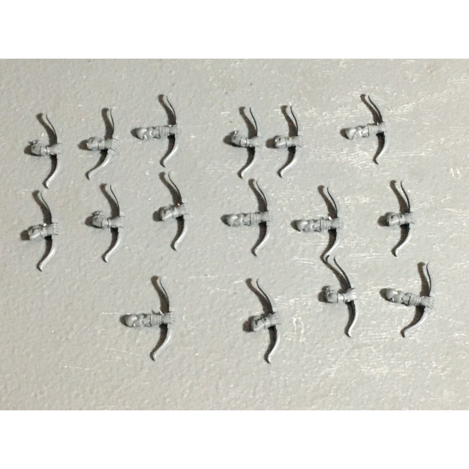 A22634 WARHAMMER FANTASY ORCS & GOBLINS BITS LOT GOBLIN ARCHER BOWS GW OLD WORLD