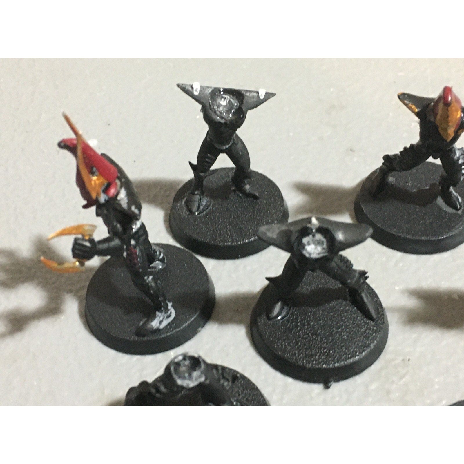 A20398 WARHAMMER 40K DRUKHARI DARK ELDAR INCOMPLETE KABALITE WARRIORS JETBIKE