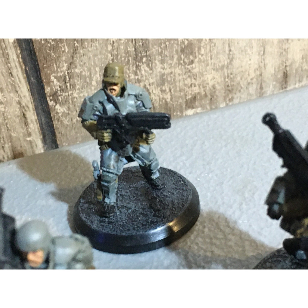A33529 RACKHAM AT-43 UNA STEEL TROOPERS 7 PK MINIATURES W CARDS