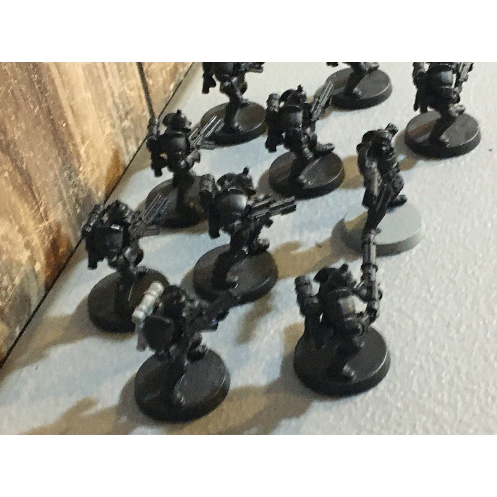 A30059 UNKNOWN TABLE TOP SCI-FI POWER ARMOR SOLDIERS 10 PK WAR GAMES