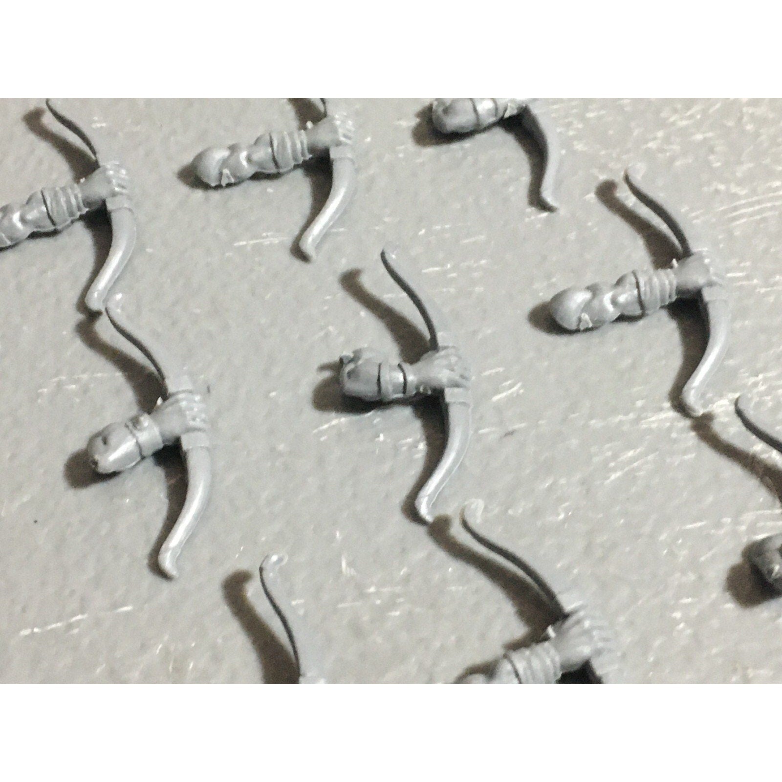 A22633 WARHAMMER FANTASY ORCS & GOBLINS BITS LOT GOBLIN ARCHER BOWS GW OLD WORLD