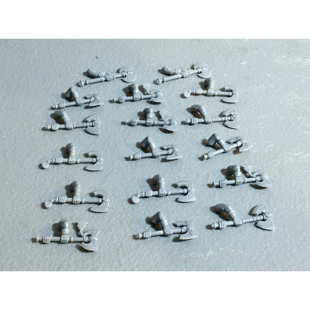 A23399 WARHAMMER FANTASY DWARFS BITS LOT WARRIORS ARMS GAMES WORKSHOP GW