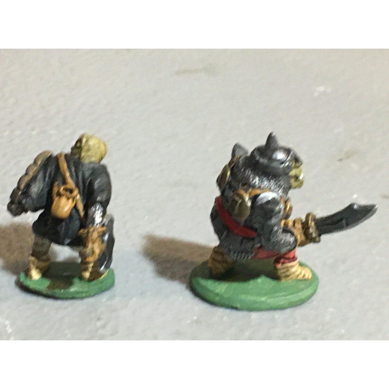 A10082 CITADEL PRE SLOTTA METAL RARE OOP ORC WARRIORS 2 PK WARHAMMER PAINTED