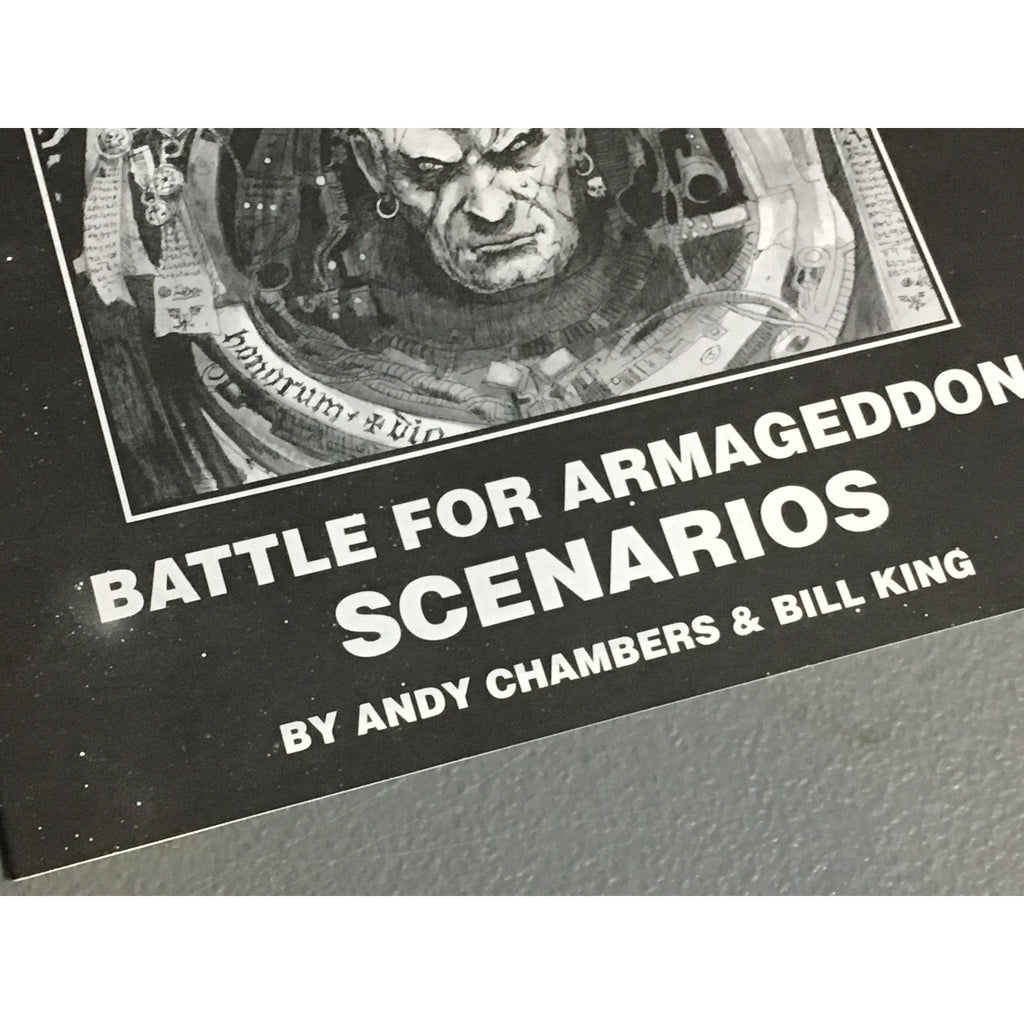 BOOK GAMES WORKSHOP WARHAMMER 40K BATTLE FOR ARMAGEDDON SCENARIOS 2ND ED SB USED