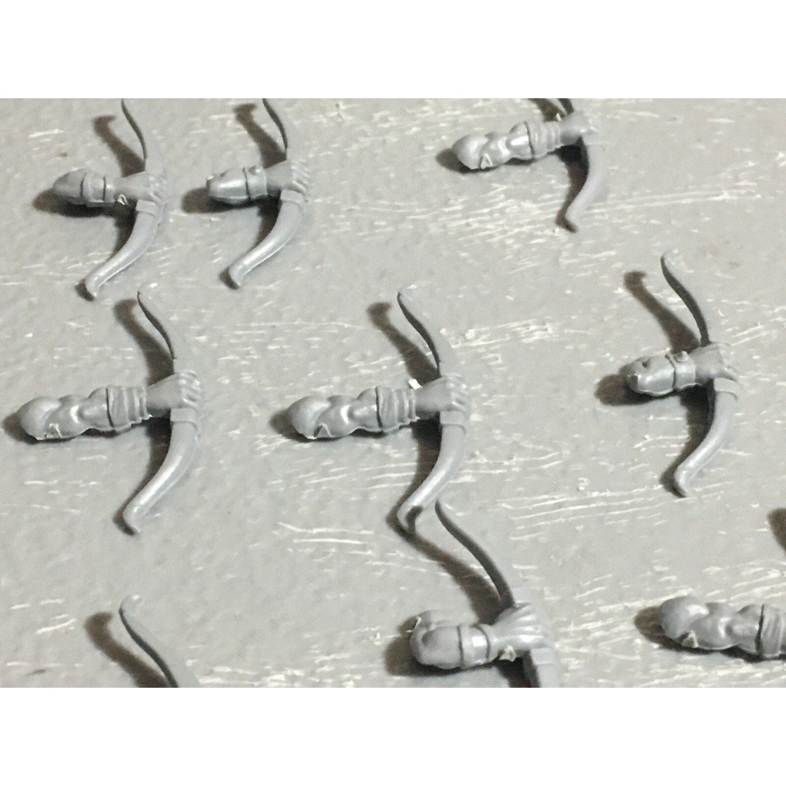 A22634 WARHAMMER FANTASY ORCS & GOBLINS BITS LOT GOBLIN ARCHER BOWS GW OLD WORLD