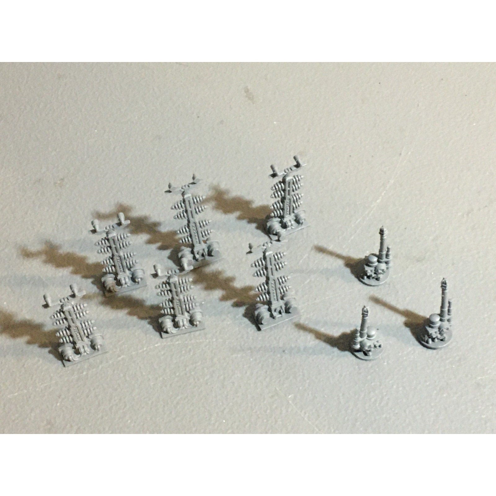 A24507 WARHAMMER 40K SPACE MARINES ENERGY PYLONS 6X + 3 TELEPORT BEACONS GW
