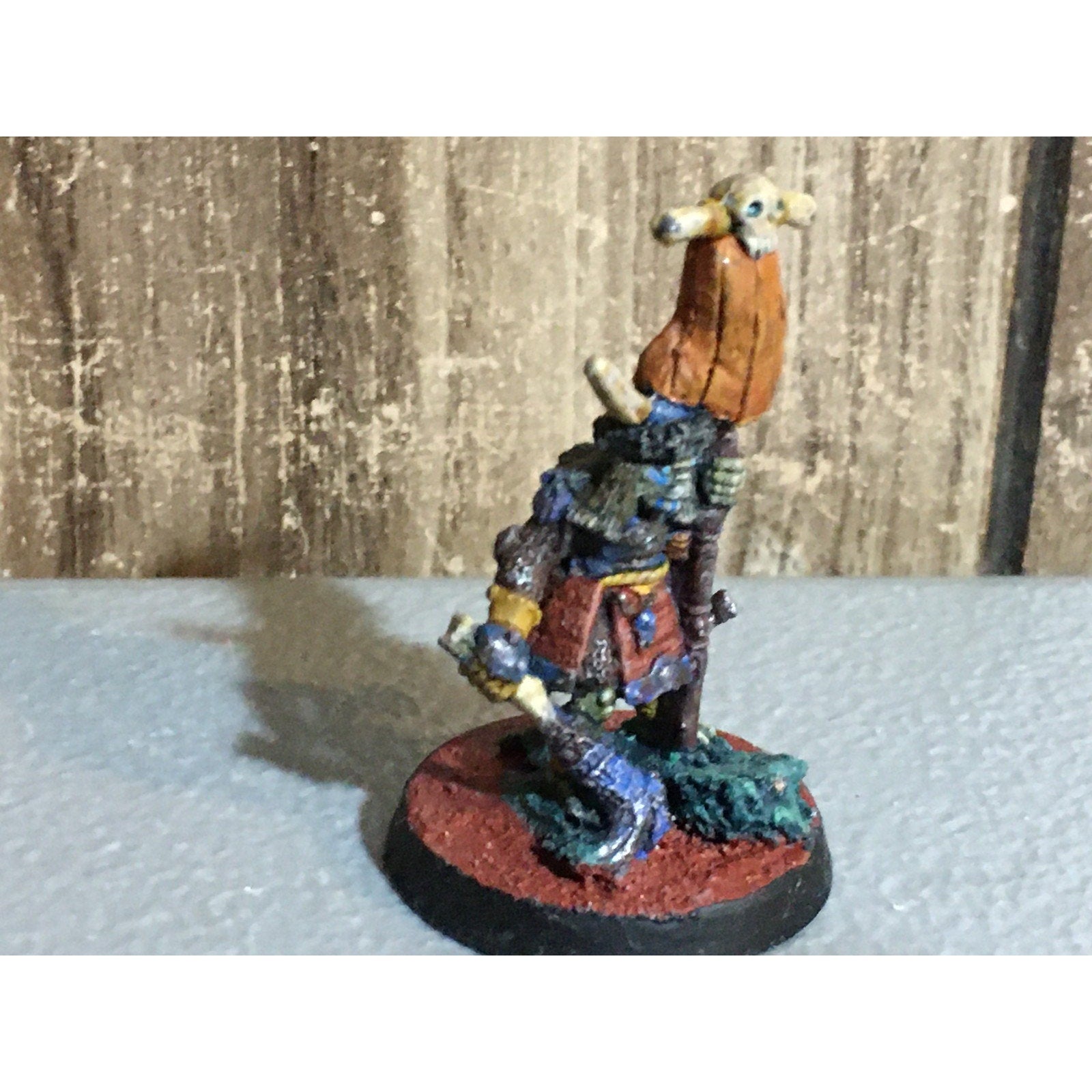 A32474 WARHAMMER FANTASY CITADEL VINTAGE HOBGOBLIN STANDARD METAL PAINT BASE