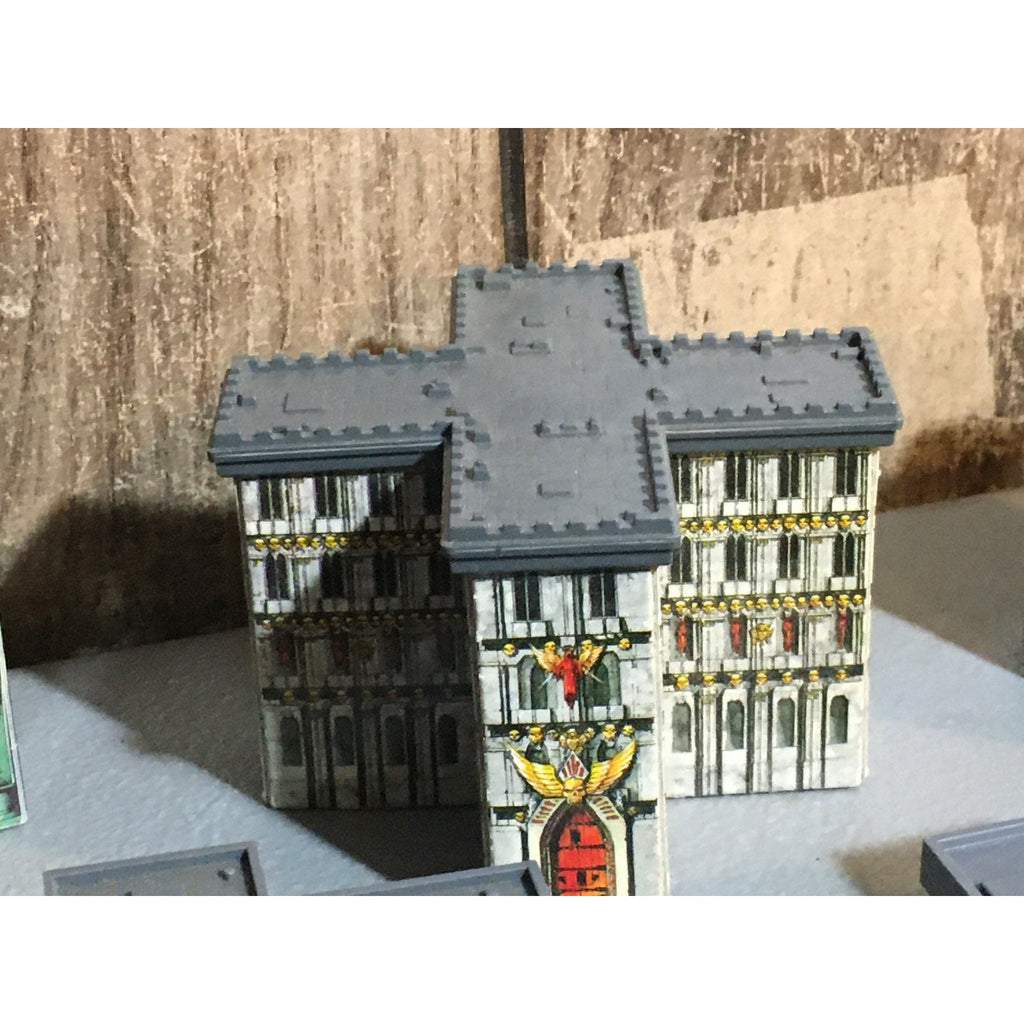 A31676 WARHAMMER EPIC 40K TERRAIN BUILDINGS PLASTIC & CARDSTOCK 7 PK