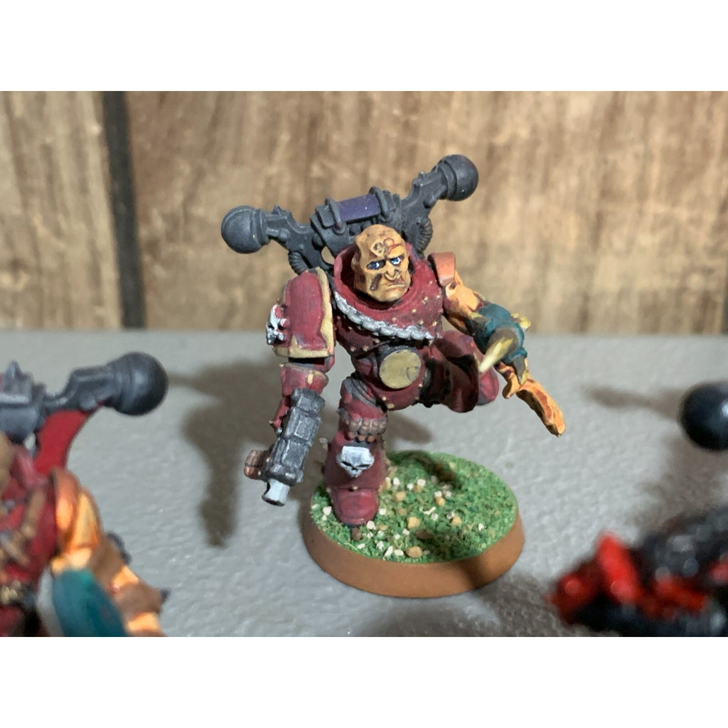 A17507 WARHAMMER 40K CHAOS SPACE MARINES OOP CUSTOM POSSESSED PAINTED BASED