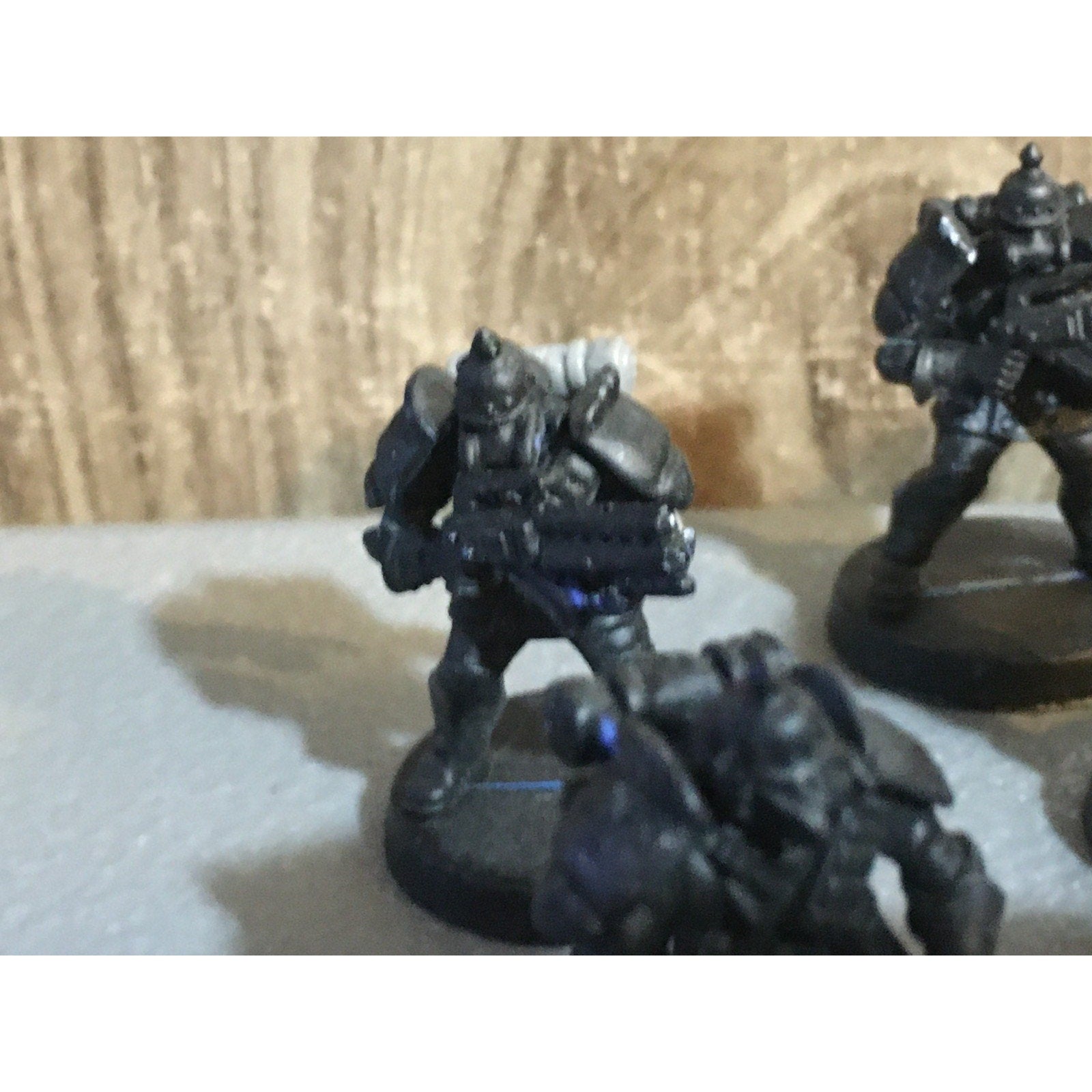 A30059 UNKNOWN TABLE TOP SCI-FI POWER ARMOR SOLDIERS 10 PK WAR GAMES