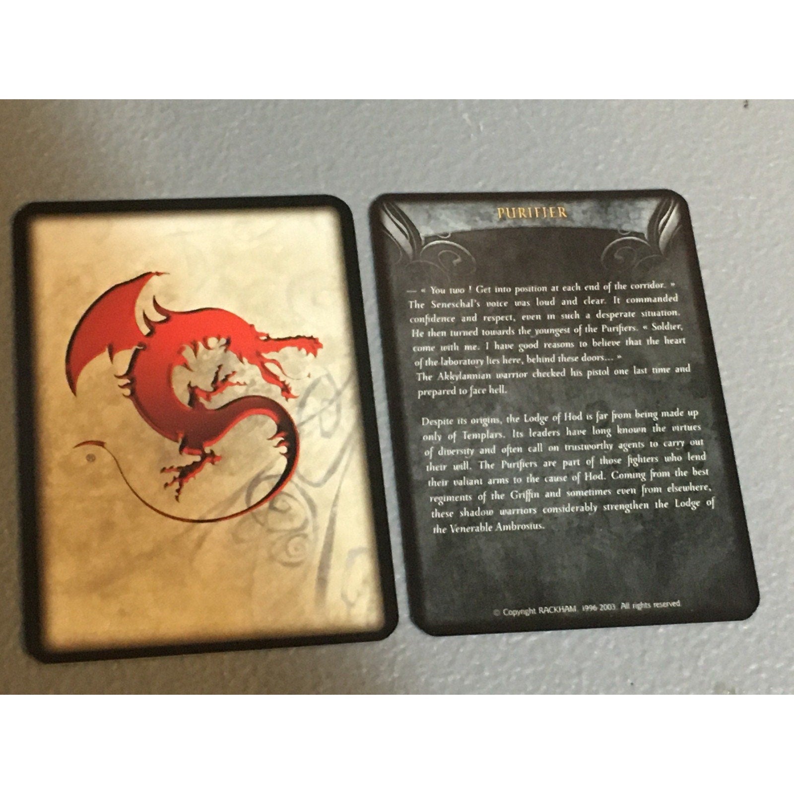 A32711 RACKHAM CONFRONTATION GRIFFINS TEMPLARS OF HOD METAL TABLETOP
