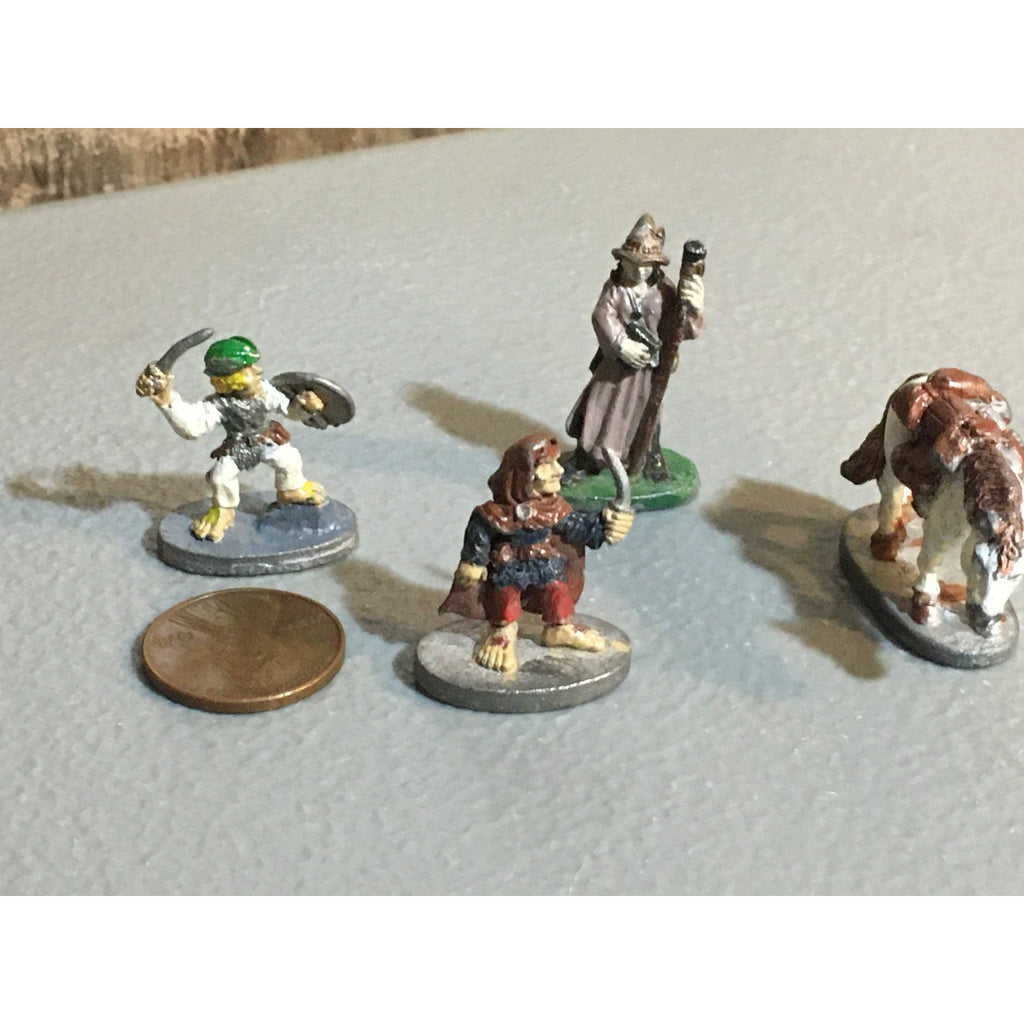 A32629 GRENADIER MINIATURES METAL FANTASY HALFLING WIZARD HORSE TABLETOP RPG