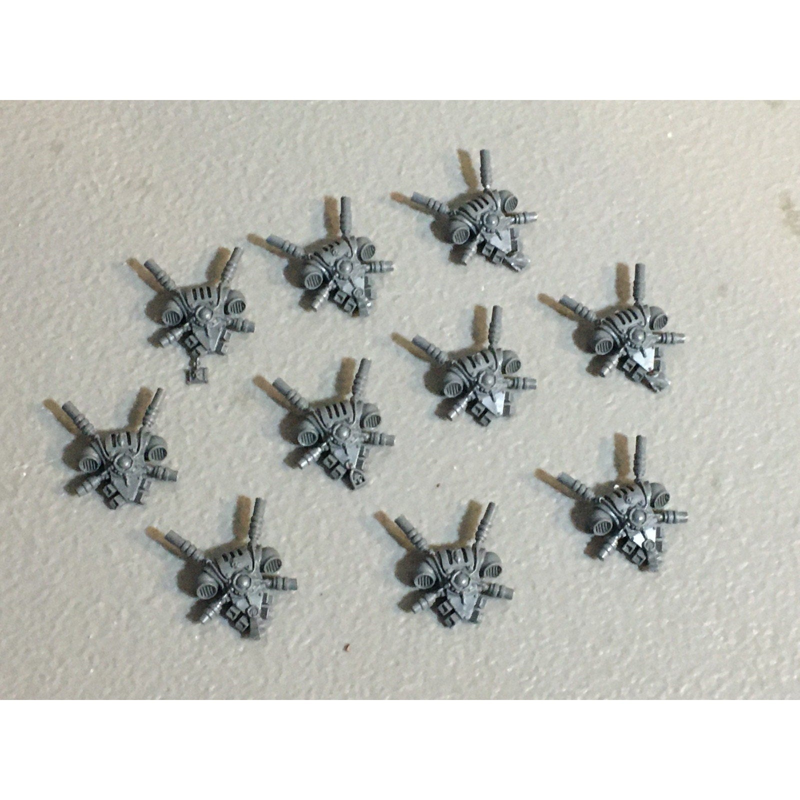 A29880 WARHAMMER 40K GREY KNIGHTS BITS LOT TELEPORTER BACKPACKS 10 PK GW